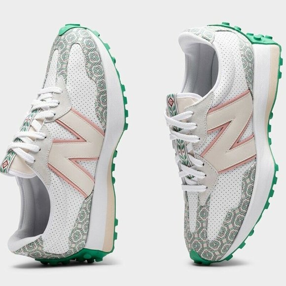 New Balance x Casablanca 327 White Munsell Green - Picture 9 of 9